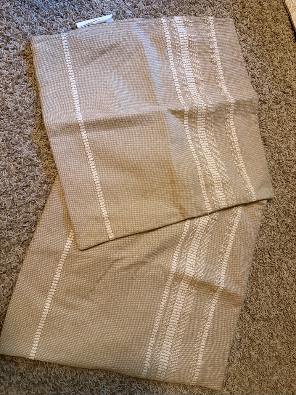 Threshold Studio McGee Woven Striped Pillow Covers Set of 2 Neutral Beige 20x20
